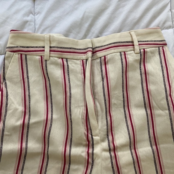 Striped cropped culottes - Picture 3 of 5